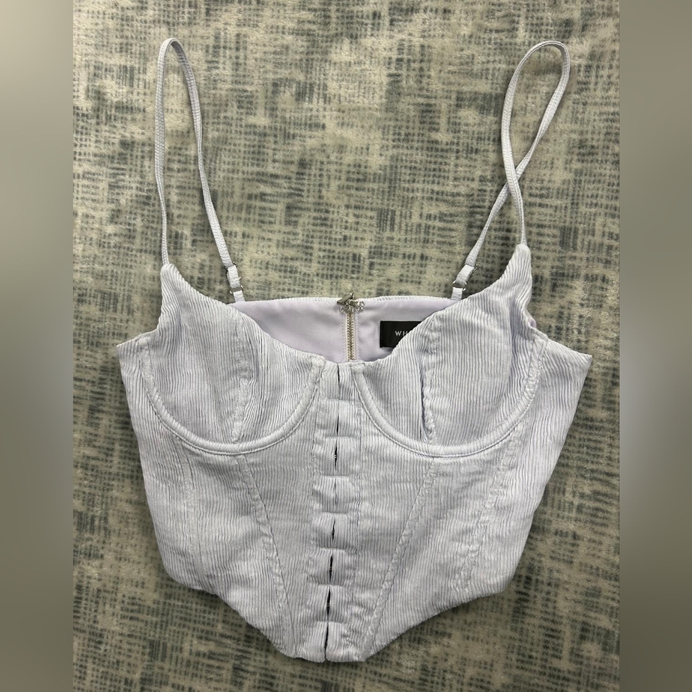 White Corset Top - White Fox